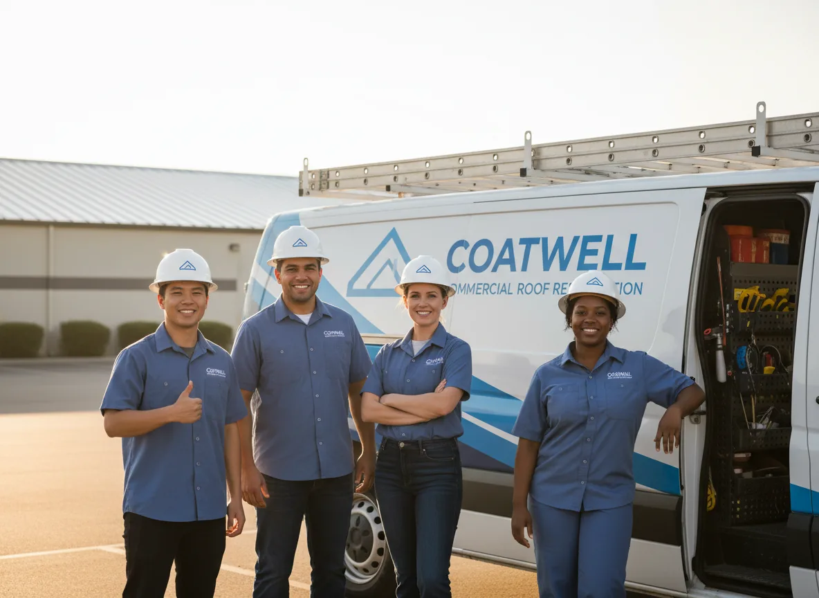 Commercial roof coating company in French Camp, MS