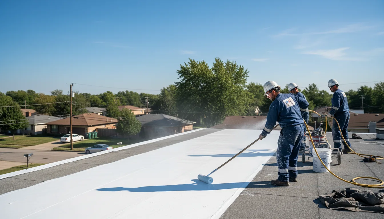 Commercial roof coating in French Camp, MS near me